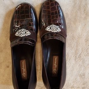 Brighton leather loafer Sz 9N